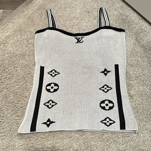 Designer knit tank